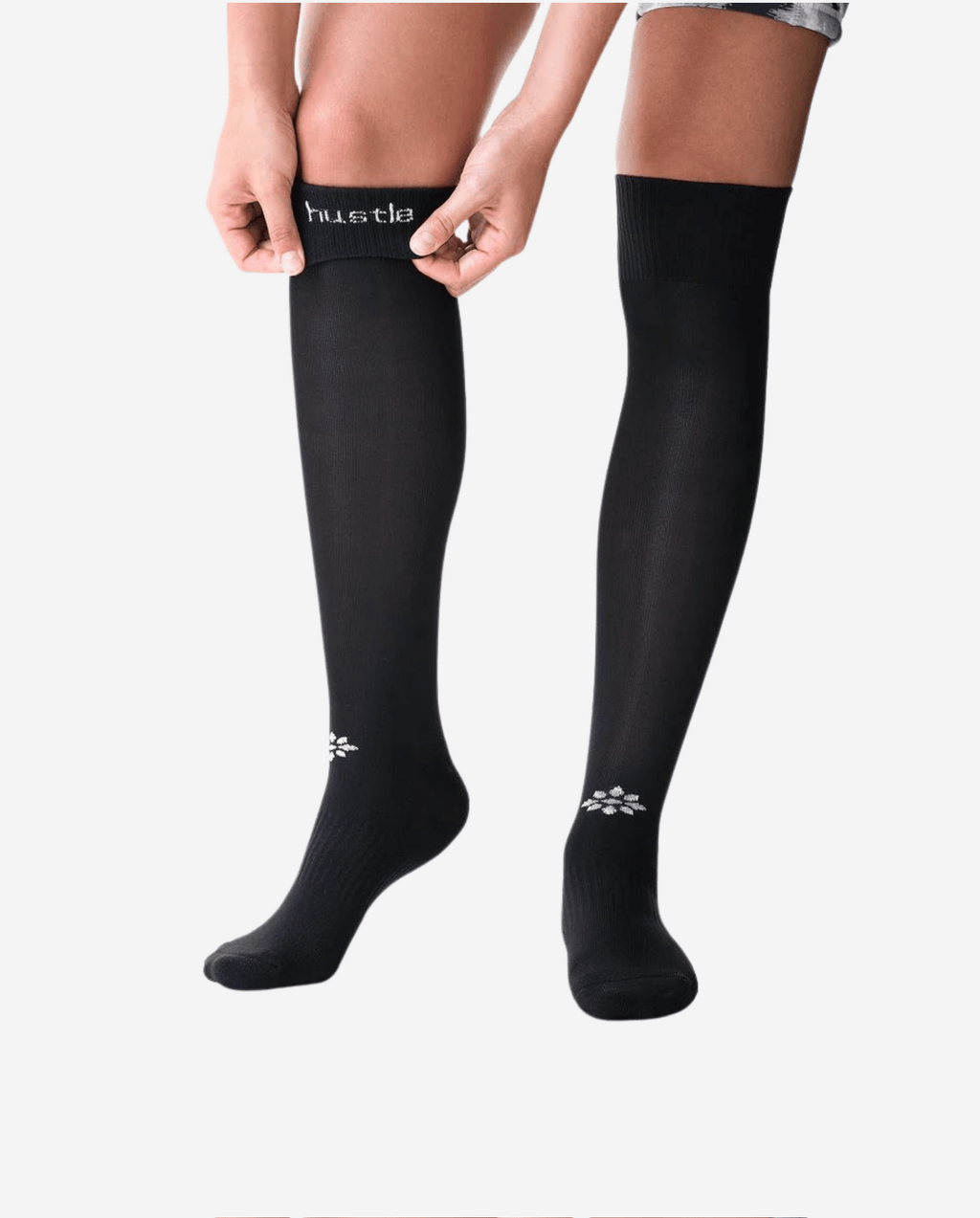 Classic Over-the-Knee Softball Socks - Black