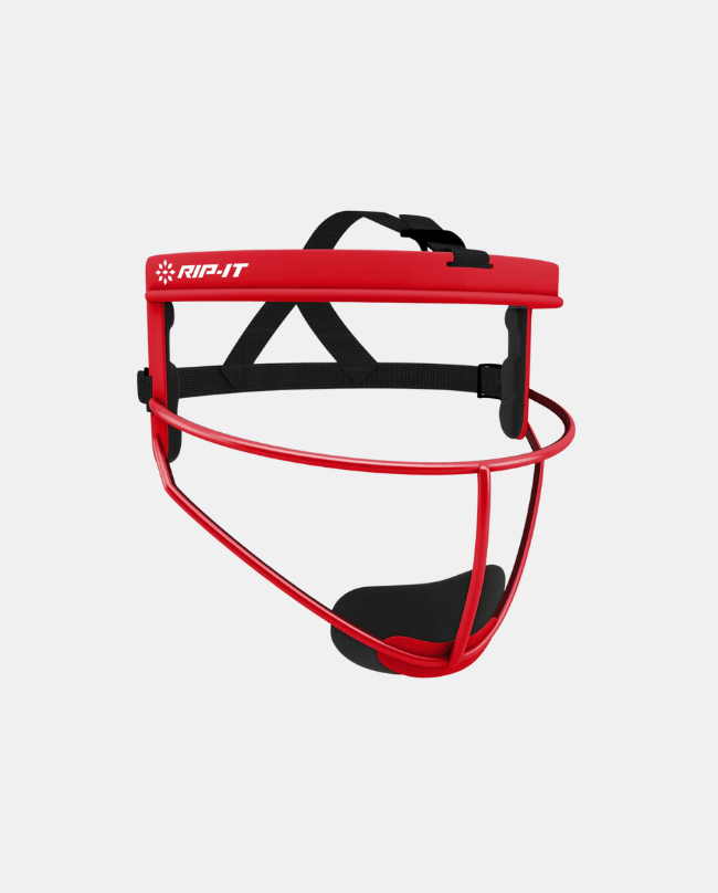 Girls' Defense Pro Softball Fielder's Face Mask - Scarlet
