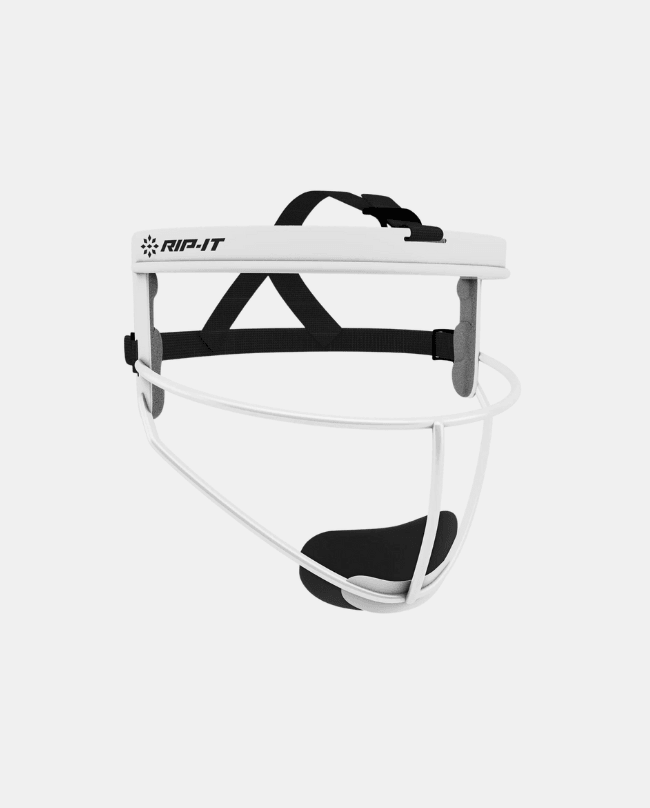 Girls' Defense Softball Fielder's Face Mask - White