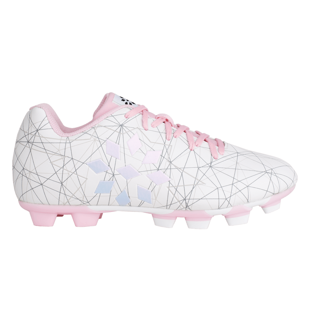 Girls' Soccer Cleat - White/Pink