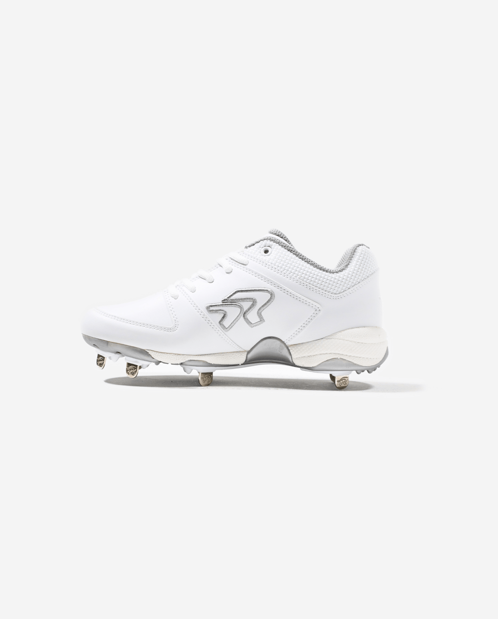 Rokey Women's Flite Softball Spikes - Wide Fit for Enhanced Comfort and Performance - White