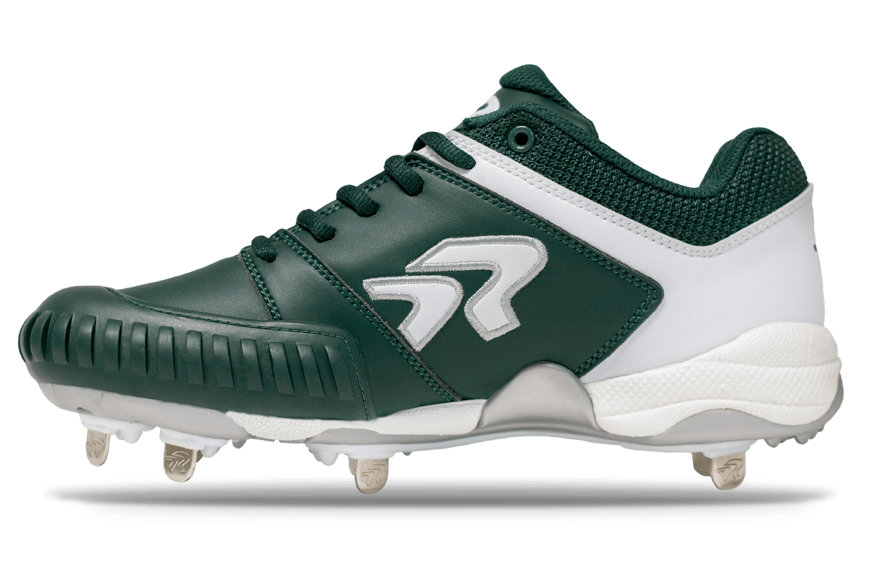 Rokey Softball Spikes Women's Ringor Flite Size 7 Black - Enhanced Pitching Performance - Green