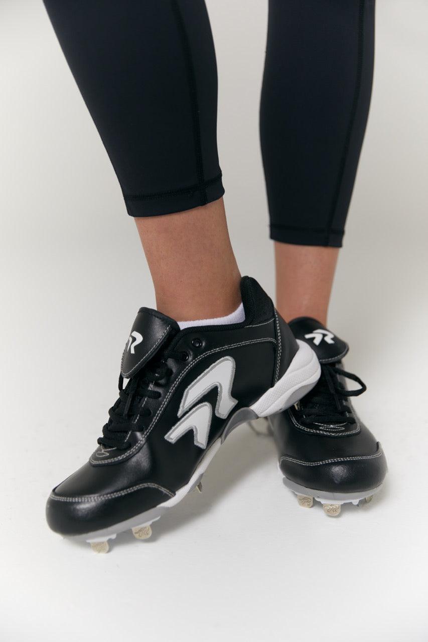 Rokey Women's Dynasty 2.0 Spike Shoes Size 8 Black - Enhanced Traction for Performance