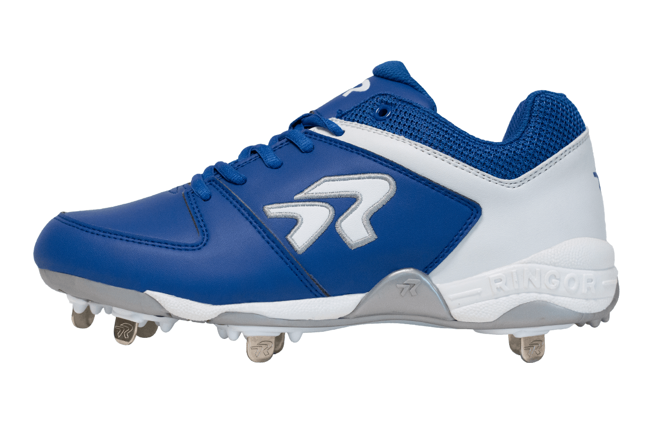 Rokey Softball Cleats Size 7 Black - Enhanced Traction and Comfort for Performance - Royal