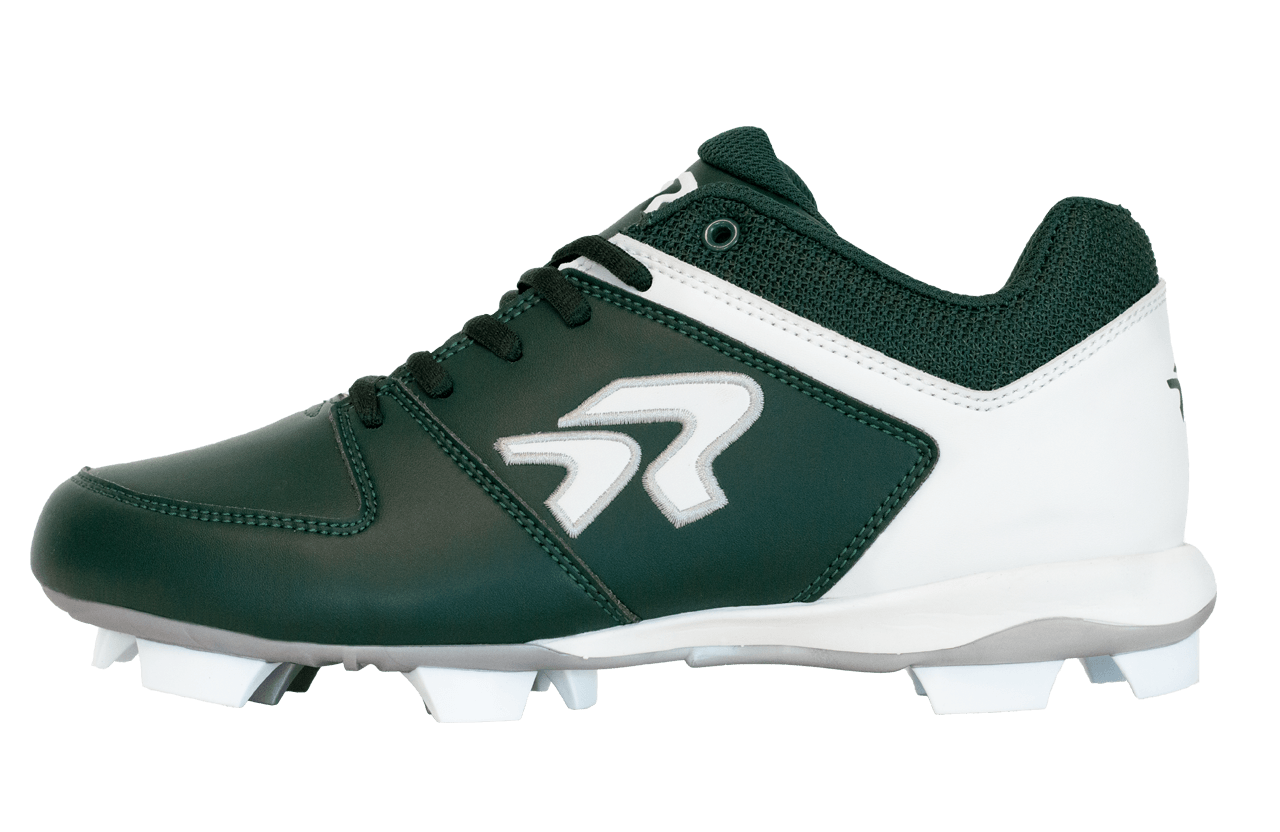 Rokey Women's Flite Softball Cleats Size 7 Black - Lightweight and Durable Performance - Green