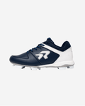 Rokey Women's Flite Softball Cleats Wide - Enhanced Comfort and Stability - Navy